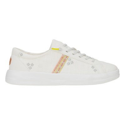 Scarpe Sneaker Donna HEYDUDE Karina – Slip-on In Cotone, Con Lacci Elastici, Suola EVA Leggera, Comodissime