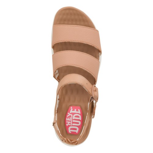 Women's HEYDUDE Delray Buckle Classic Wedge Sandals
