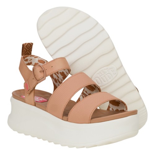 Women's HEYDUDE Delray Buckle Classic Wedge Sandals