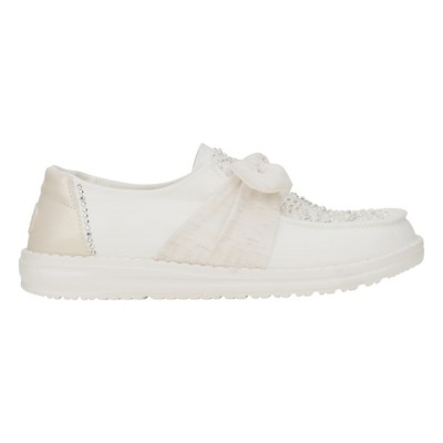 Women's HEYDUDE Wendy Bow Embellishment Loafers