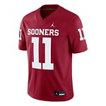 Nike Oklahoma Sooners Jackson Arnold #11 Replica Football Jersey - Thumbnail 2 of 2