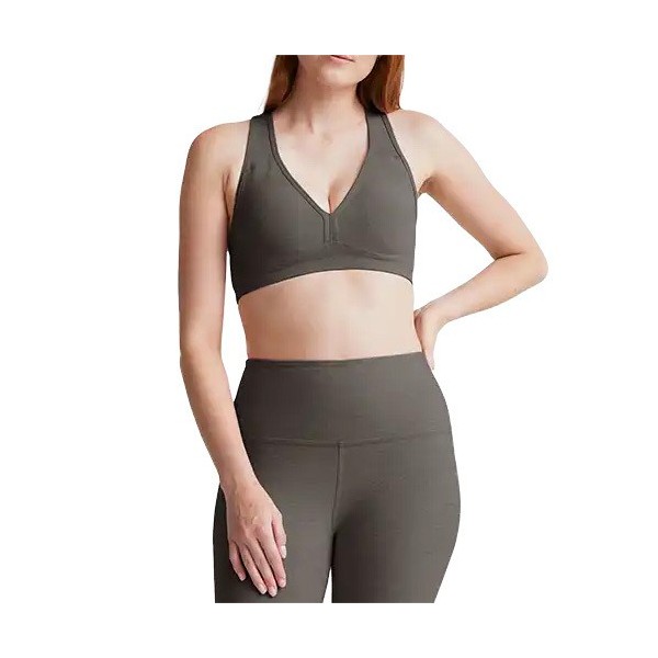 Women's Beyond Yoga Lift Your Spirits Sports Bra XSmall True Gray Heather