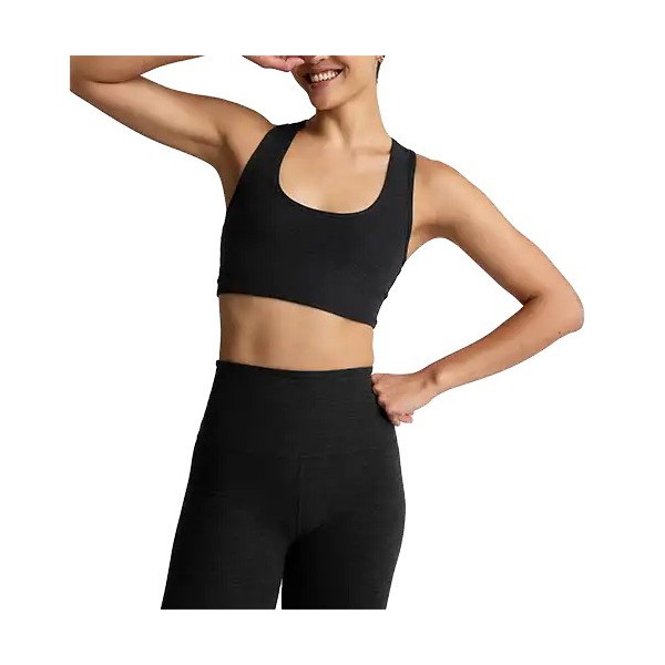 Women's Beyond Yoga Simplicity Sports Bra Large Darkest Night