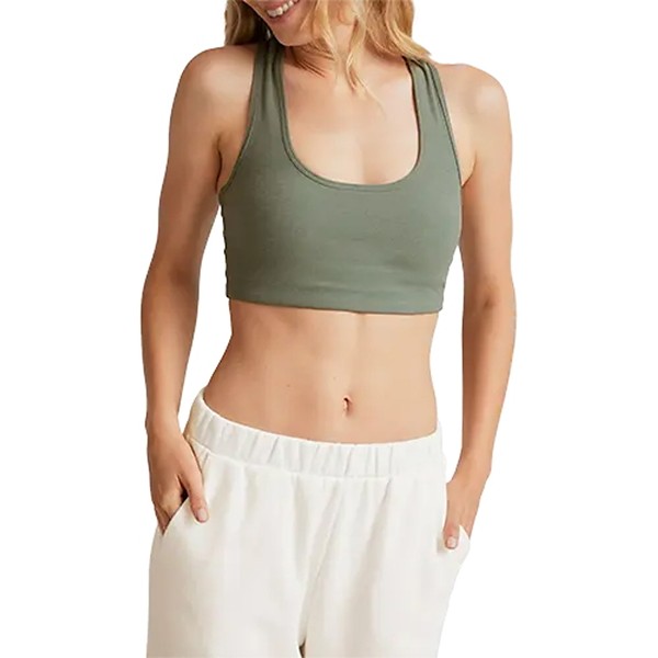 Women's Beyond Yoga Simplicity Sports Bra XSmall Grey Sage Heather
