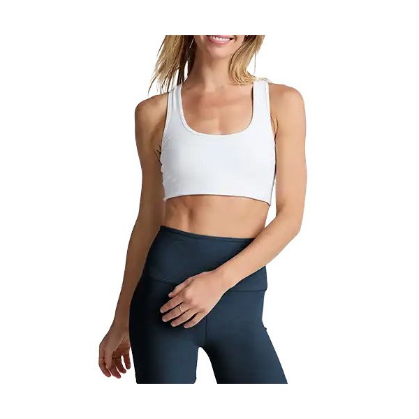 Women's Beyond Yoga Simplicity Sports Bra Large Cloud White