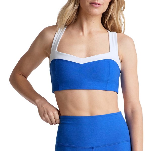 Women's Beyond Yoga Trophy Sports Bra XSmall Court Blue Heather