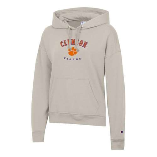 Champion Women s Clemson Tigers Powerblend Fleece Hoodie K Way Kids T Shirt mit Logo WeiB Witzenberg Sneakers Sale Online