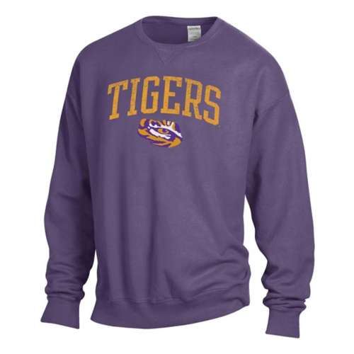 WINDBREAKER PULLOVER FROSTED BLUE Gear For Sport LSU Tigers ComfortWash Fleece Crew Witzenberg Sneakers Sale Online
