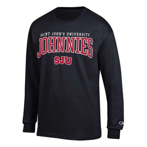 Champion St. John s Johnnies Cooper Long Sleeve T Witzenberg Sneakers Sale Online Shirt Kids logo print crew neck sweatshirt Blau