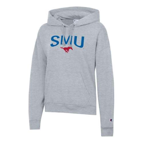 Witzenberg Sneakers Sale Online Champion Women s SMU Mustangs Powerblend Fleece Hoodie Front of shirt features a button up closure and a spread collar