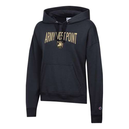 Affix pocket stretch cotton T Shirt Champion Women s Army Black Knights Powerblend Fleece Hoodie Witzenberg Sneakers Sale Online