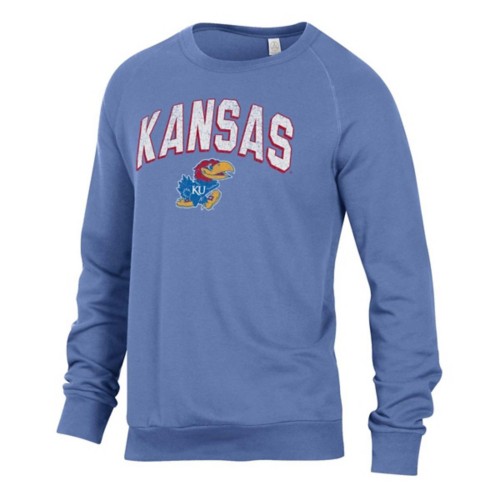 Alternative Apparel Kansas Jayhawks Logo Champ Crew