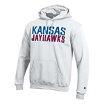 Champion Kansas Jayhawks Unisex Eco Powerblend Hoodie - Thumbnail 1 of 2