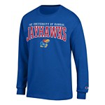 Champion Kansas Jayhawks Cooper Long Sleeve T-Shirt - Thumbnail 1 of 2