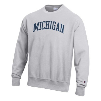 Champion Reverse Weave MICHIGAN スウェット Men's Champion Heather Gray Michigan Wolverines Team Arch