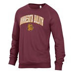 Alternative Apparel Minnesota Duluth Bulldogs Logo Champ Crew - Thumbnail 1 of 2