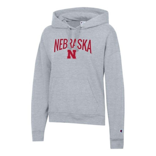 Nebraska Cornhuskers Champion Women s Hoodie Small Grey