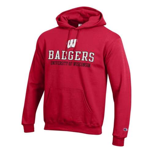 2024 Wisconsin Badgers Champion Eco Pullover Hoodie Sweatshirt Small