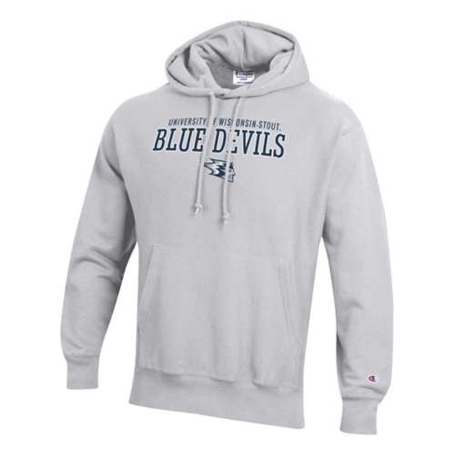 Champion UW-Stout Blue Devils Reverse Weave Hoodie