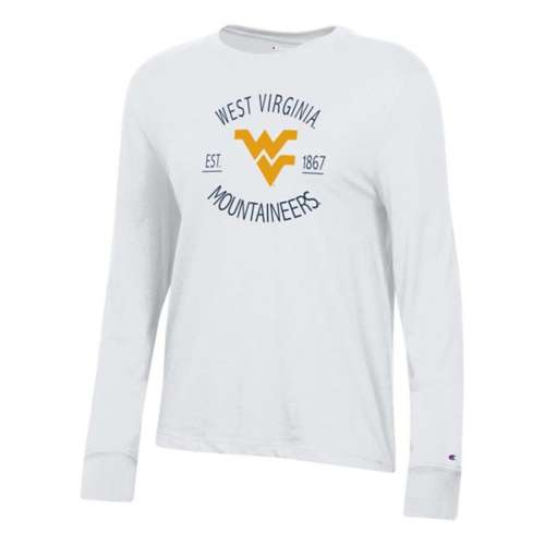 Champion Women s West Virginia Mountaineers Bella Long Sleeve T Shirt Witzenberg Sneakers Sale Online Vintage Supply daisy print t shirt in navy
