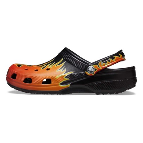 Adult Crocs Classic Flames Clogs