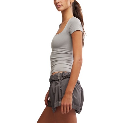 Women's Free People Clean Lines Baby Square Neck Shirt