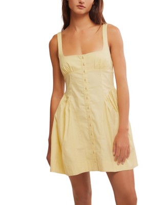 Women's Free People Astrid Oxford Square Neck Dress