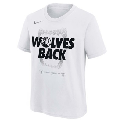 Nike Midnight Kids' Minnesota Timberwolves 2024 Playoffs Mantra T-Shirt