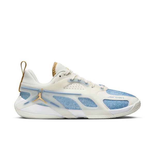 Women's Air Jordan Jordan Heir Series Basketball Shoes 12 Regular Denim and Gold