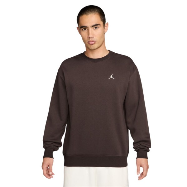 Men's Jordan Brooklyn Fleece Crewneck Sweatshirt 2XLarge Baroque Brown/Sail