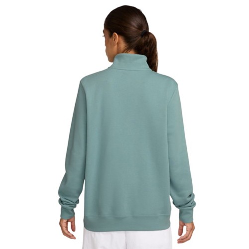 Women's Nike Club Fleece Long Sleeve 1/4 Zip - Primary Image