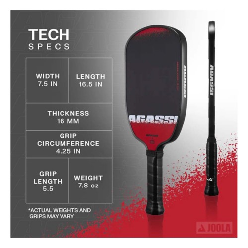 JOOLA Agassi Edge Pickleball Paddle