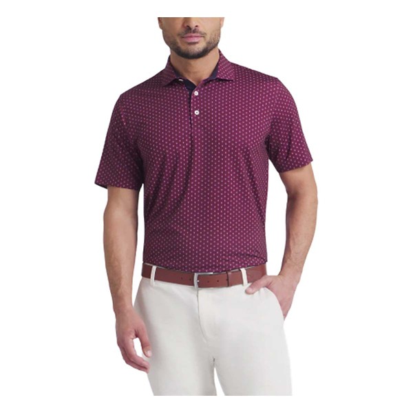 Men's Puma MATTR Lotus Polo 2XLarge Ruby Shimmer/Deep Navy