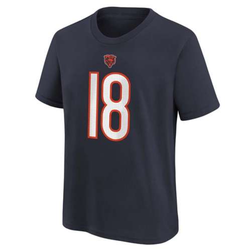 Nike Kids' Chicago Bears Caleb Williams #18 Draft Name & Number T-Shirt