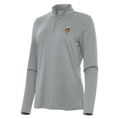 Antigua Women's Minnesota Vikings Reprocess 1/4 Zip - Primary Image
