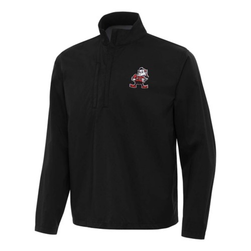 Antigua Cleveland Browns Brownie Brisk 1/4 Zip - Primary Image