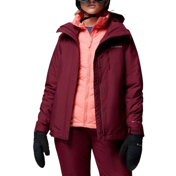 Women's Columbia Whirlibird™ V Interchange Jacket 3-in-1 Jacket 2XLarge Rich Wine