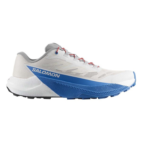 Men's Salomon Pulsar Trail Running Shoes 9 Regular Lunar Rock/White/French Blue