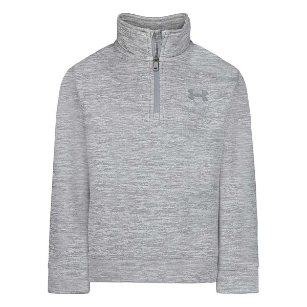 Kids' Under Armour Fleece 1/4 Zip Pullover 5 Steel