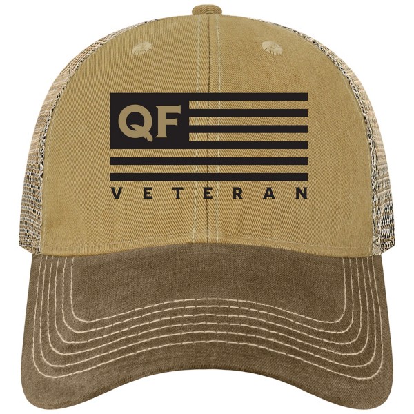 LEGACY Adult Quail Forever Veteran Snapback Trucker Hat