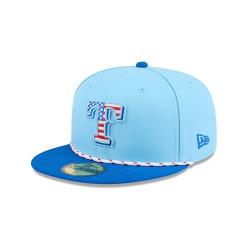 New Era Texas Rangers 2025 Fourth Of July 59Fifty Fitted Hat
