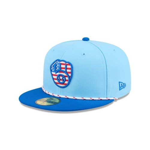 New Era Milwaukee Brewers 2025 Fourth Of July 59Fifty Fitted