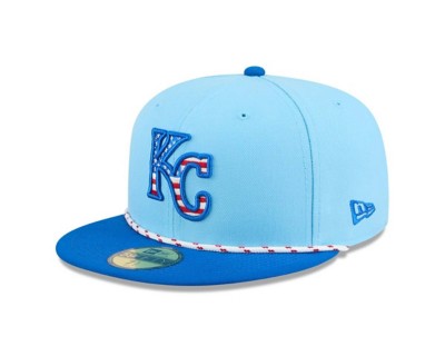 New Era Kansas City Royals 2025 Fourth Of July 59Fifty Fitted Hat