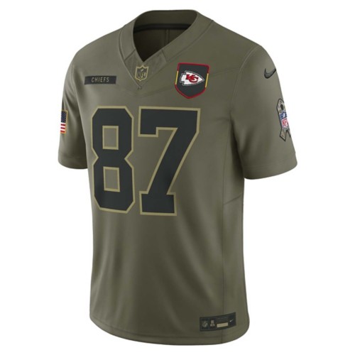 Kansas City Chiefs KELCE 87 ユニフォーム NFL Kansas City Chiefs Home Game Jersey Travis Kelce #87