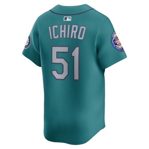 Men's Nike Seattle Mariners #51 Ichiro Suzuki Cream