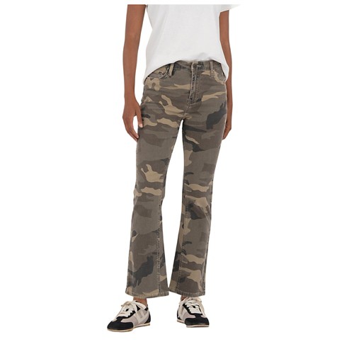 Women's KUT from the Kloth Kelsey Camo Flare Jeans - Primary Image