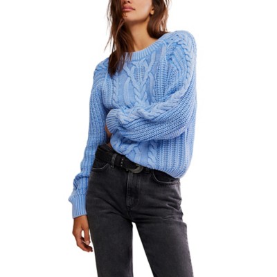 Women's Free People Frankie Cable Pullover Sweater