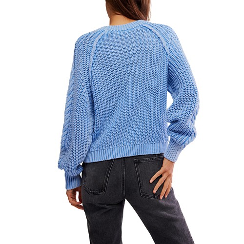 Women's Free People Frankie Cable Pullover Sweater