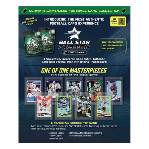 2025 Sportscards.com Ball Star Fusion Football Edition Trading Card Pack