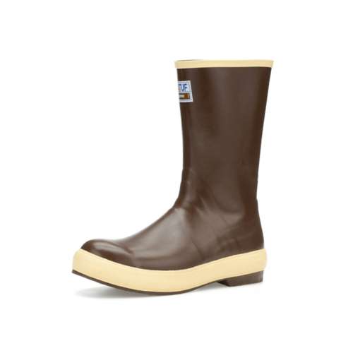 Men's Xtratuf Legacy 12-Inch Waterproof Slip Resistant Work Brown boots